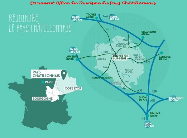 Où se trouve le Pays châtillonnais ?