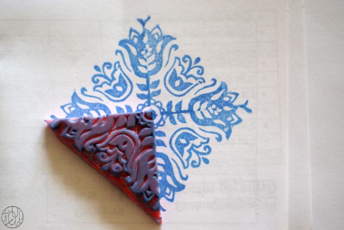 A stamp a week 9/52 - Pavage de fleurs