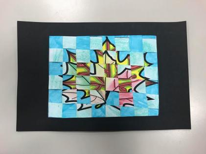 Une technique artistique - le WEAVING PAPER