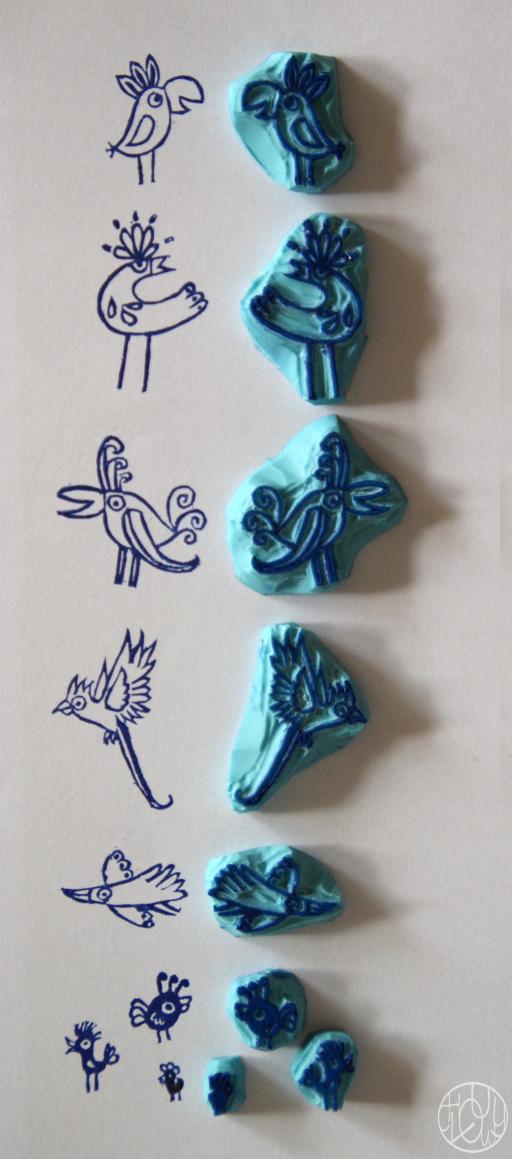 A stamp a week 14/52 - Oiseaux exotiques