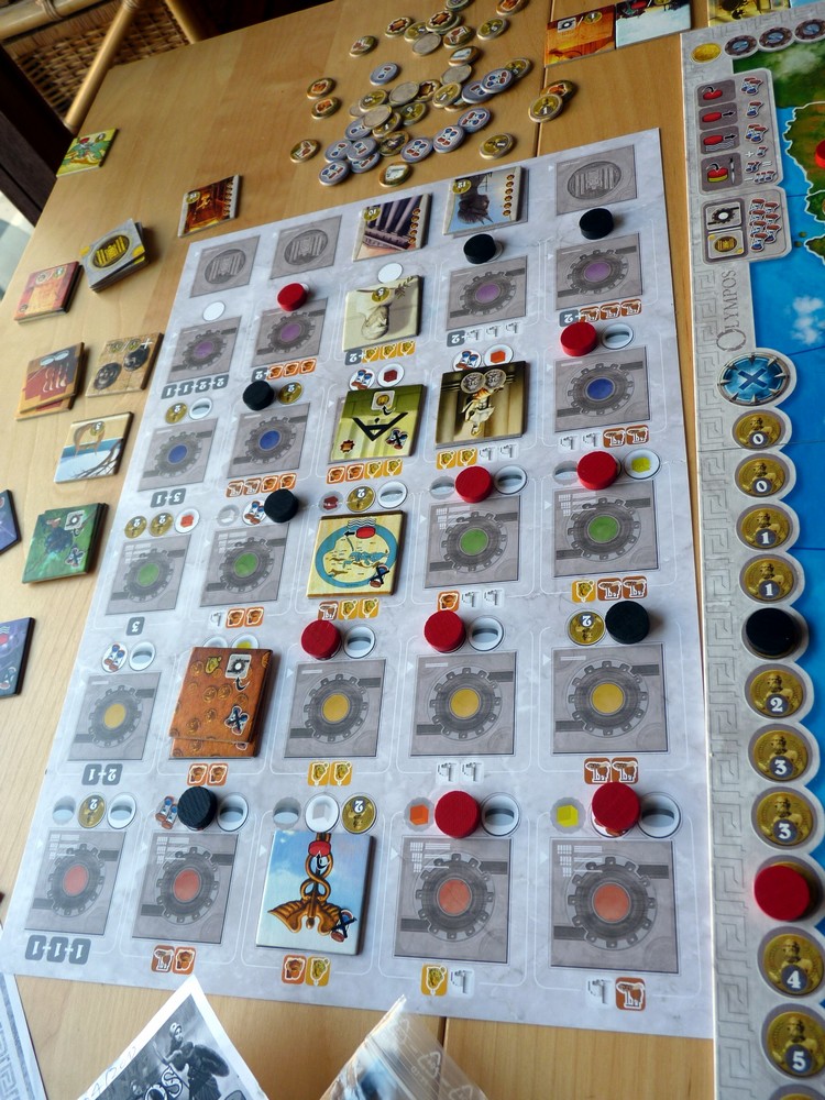 Olympos (technologies et bonus)