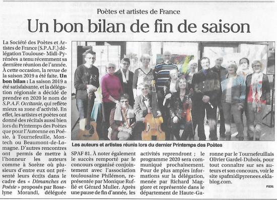 UN BON BILAN