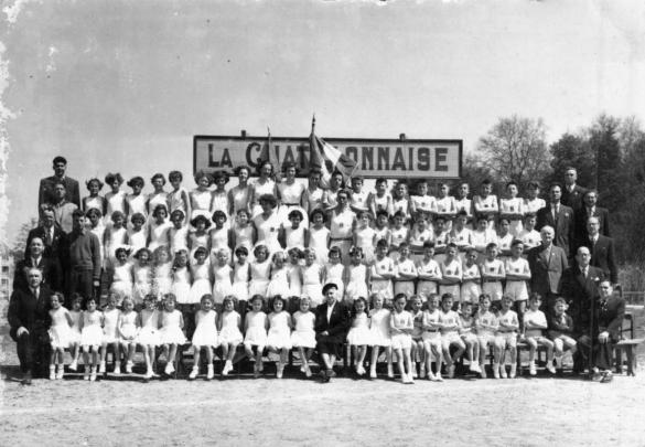 Quelques cartes postales anciennes de la Châtillonnaise Gymnastique