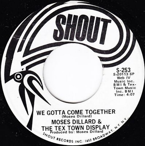 1972 : Single SP Shout Records S 253 [ US ]