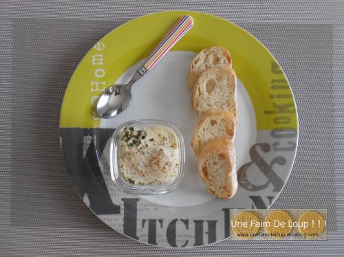 Oeuf cocotte au bacon et emmental (Seb Multi Délices)