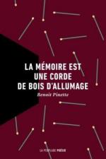 La mémoire est une corde de bois d'allumage, Benoit PINETTE