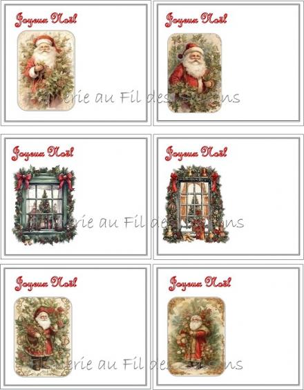 Noël ! Petites cartes ....... (4)