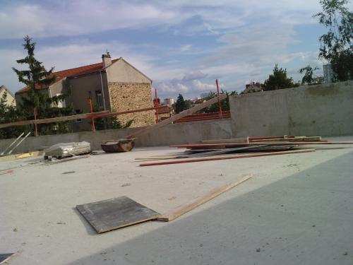 Retropilar... La construction du bâtiment A