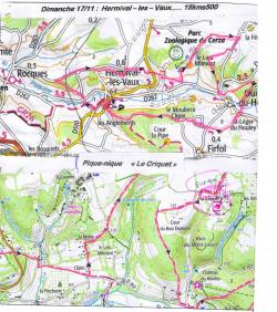 La randonnée du 17 novembre à Hermival-les-Vaux