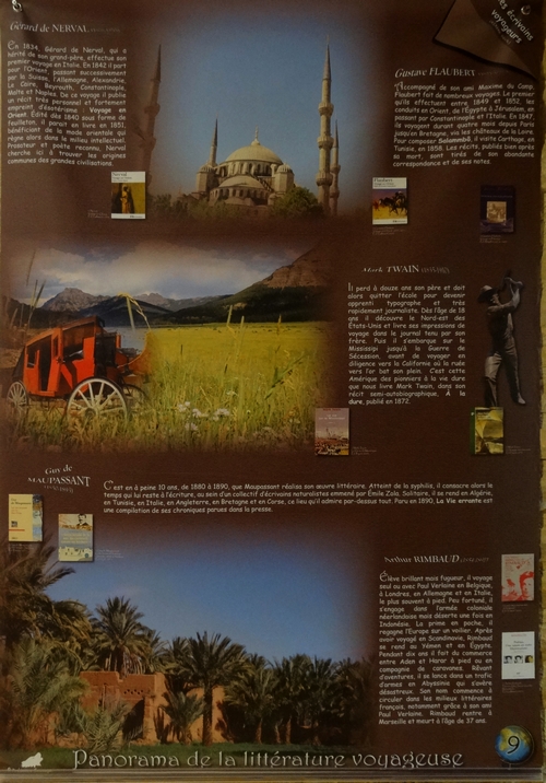 "Panorama de la littérature voyageuse", une exposition à la Bibliothèque Municipale
