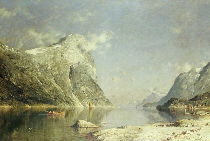Peinture de    Eilert Adelsteen Normann  peintrre hollandais