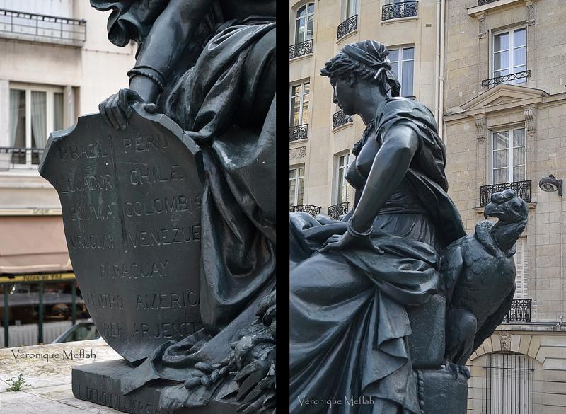 Parvis du Musée d'Orsay : les six continents : L'Amérique du Sud