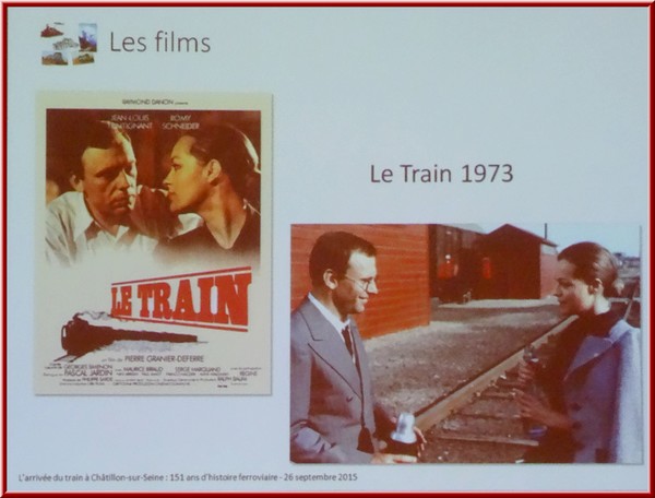 Une conférence fort intéressante sur l'arrivée du train à Châtillon sur Seine
