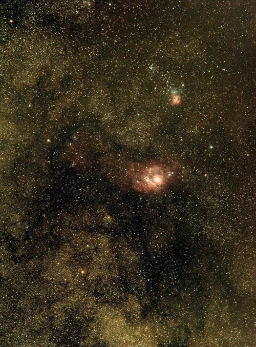 2012-07-18 : Nébuleuses de la Lagune et Trifide M8 et M20