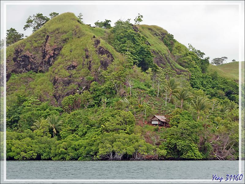 Court entracte sur le bateau avant de repartir en Zodiac, puis grimper comme on peut dans (sur) une pirogue à plateforme - Tufi - Maclaren Harbour - Province d'Oro - Papouasie Nouvelle-Guinée