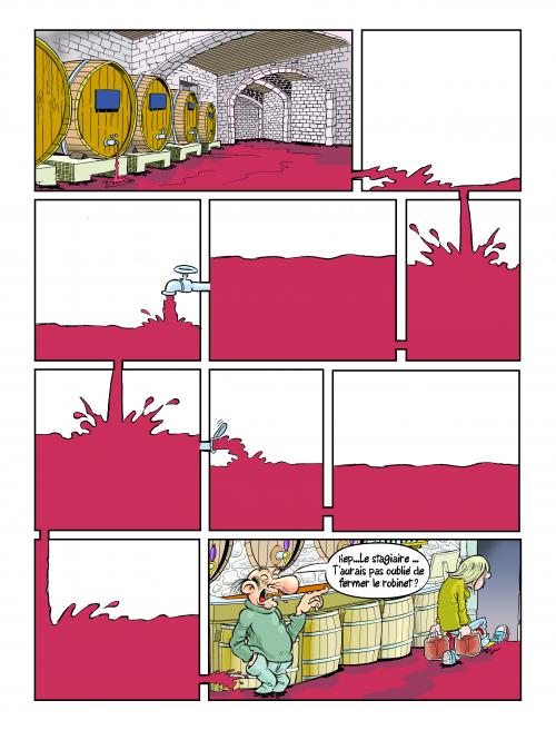 Nouvelle BD en préparation au titre de Bienvenue à Saint-Vignan.