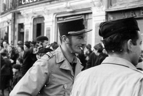 * TRESORS D'ARCHIVES  : photographies de  la 1ère DFL à Guéret (décembre 1944)