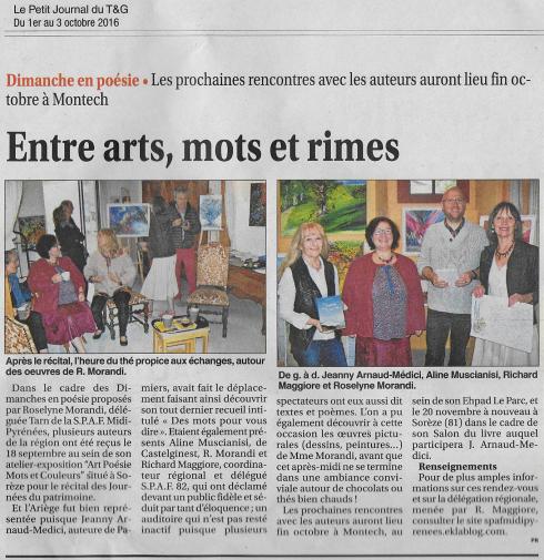 LA PRESSE EN SEPTEMBRE (suite... et fin)
