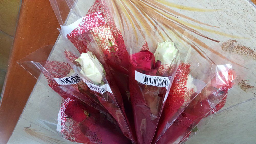 8 roses pour la Fête des mères...