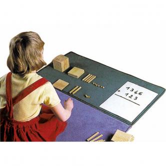 Blocs de base 10 : France ~1933, Lubienski fait évoluer le matériel Montessori
