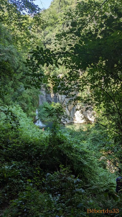 une cascade à Sospel 