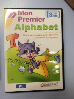Jeu PC maternelle « Mon premier alphabet » (Génération5)