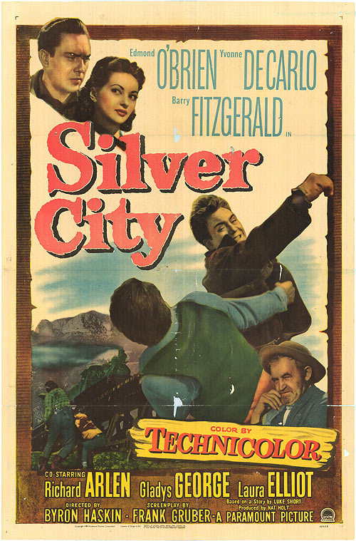 SILVER CITY BOX OFFICE USA 1951
