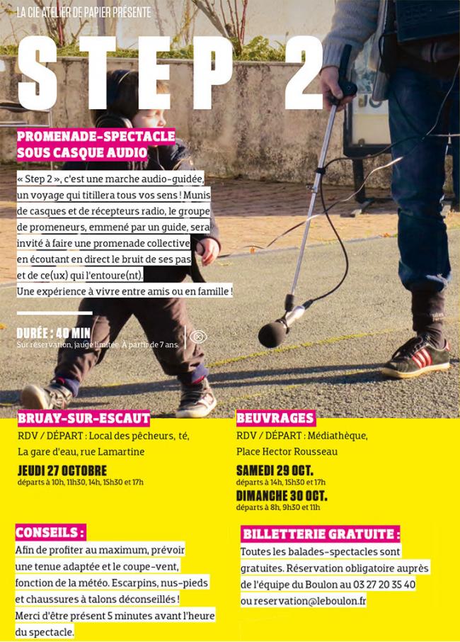 Balade artistique pour tous « step 2 », avec Le Boulon