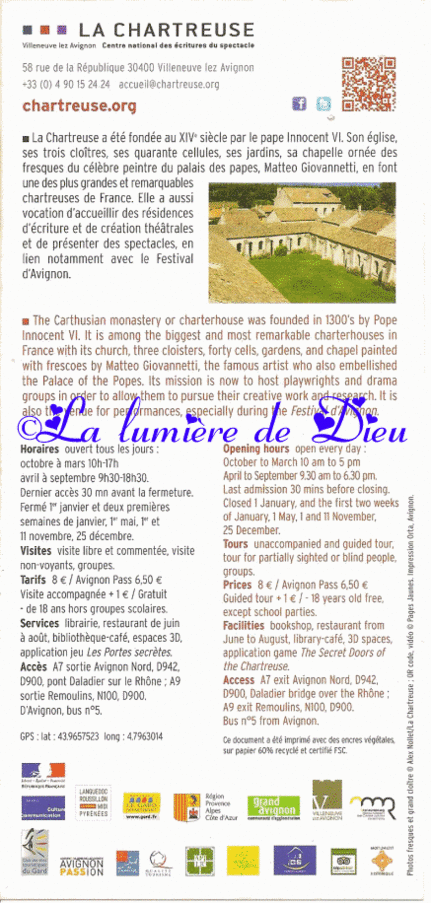 La chartreuse de Villeneuve-lez-Avignon
