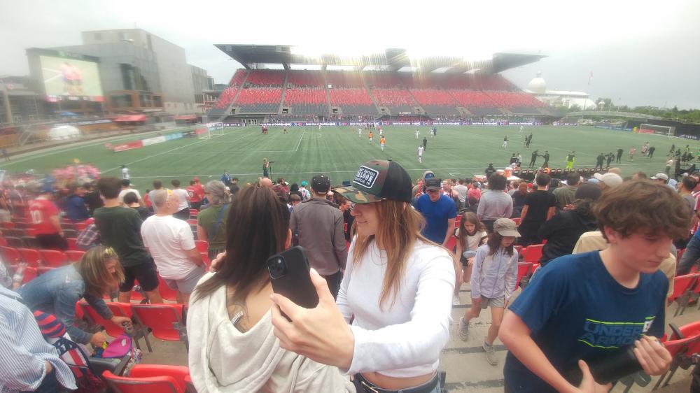 Atlético Ottawa versus Forge FC at TD Place on May 25th 2024