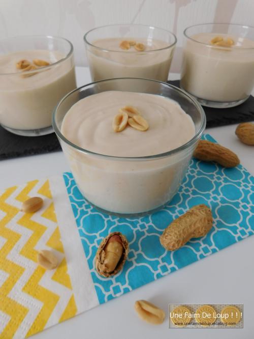 Crème dessert au beurre de cacahuète