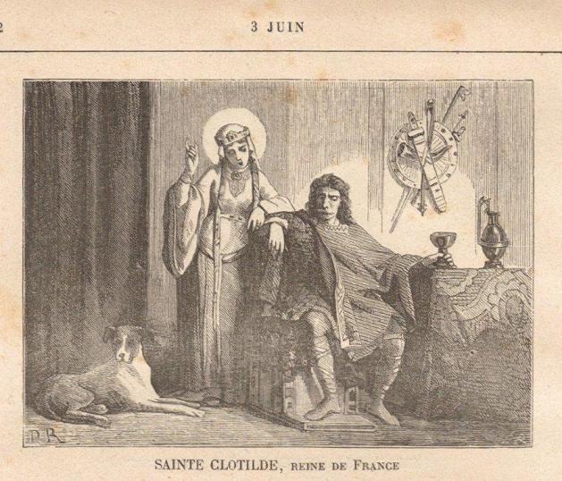 Sainte Clotilde. Reine des Francs († 545)