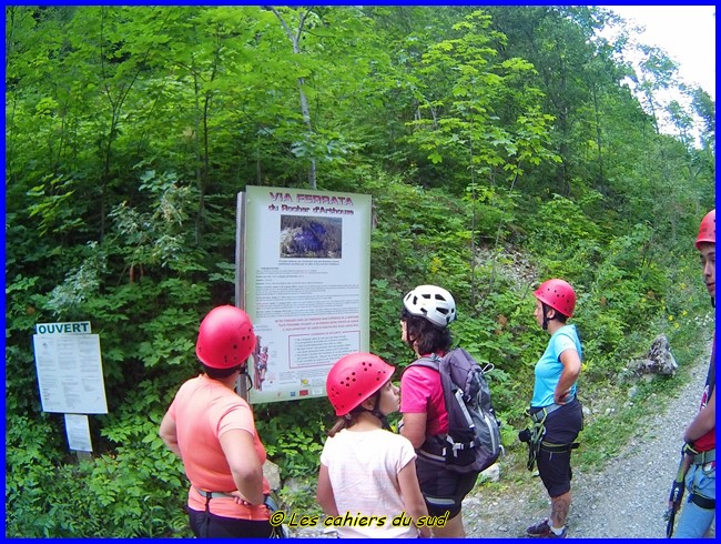 Via ferrata au rocher d'Arthouze