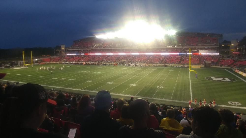 Ottawa Redblacks versus Winnipeg Blue Bombers at TD Place on June 13th 2024