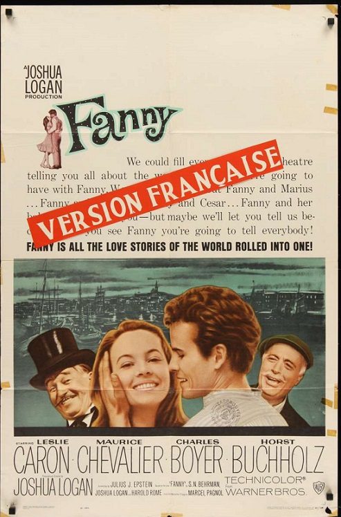 FANNY BOX OFFICE USA 1961