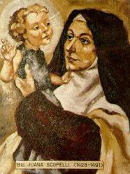 Bienheureuse Jeanne Scopelli, fondatrice et première prieure du carmel de Reggio en Italie († 1491)
