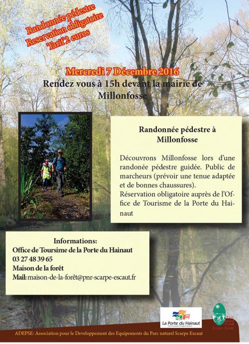 Randonnée pédestre à Millonfosse