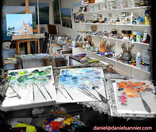 Peintures de : Daniel Sannier