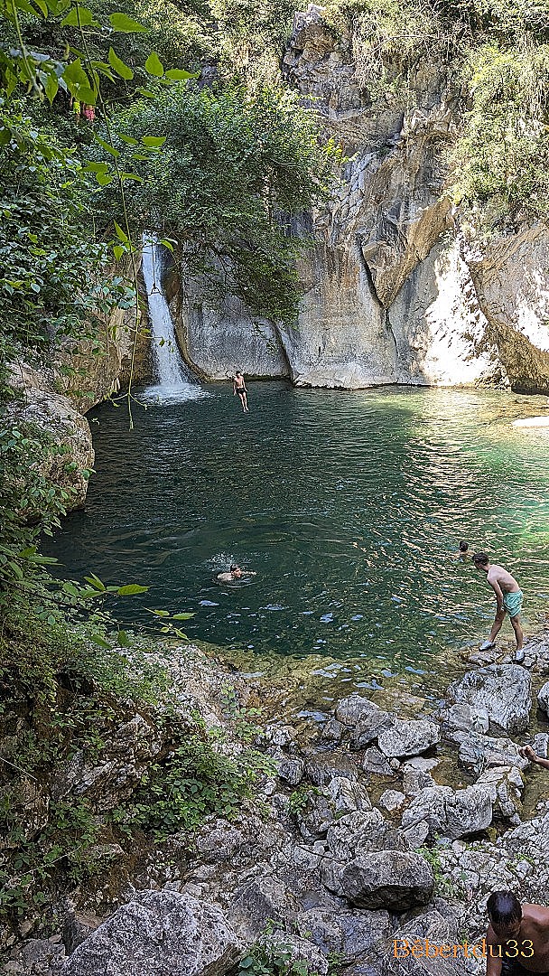une cascade à Sospel 
