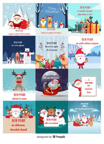 Calendrier de l'avent: mes petits bons pour...