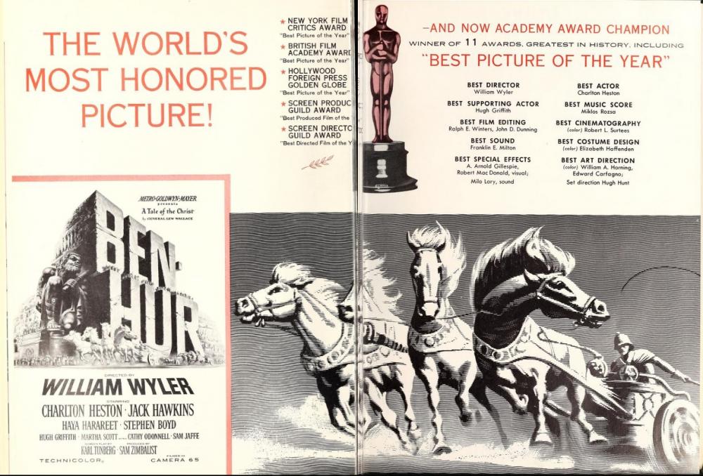 BEN HUR BOX OFFICE USA 1959 