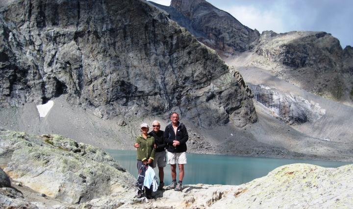 une semaine à Pelvoux avec Isabelle et Michél