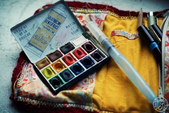Une pochette à dessiner