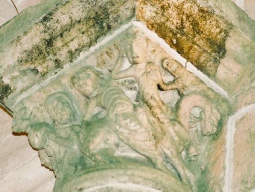 L'église de Gargilesse, les chapiteaux