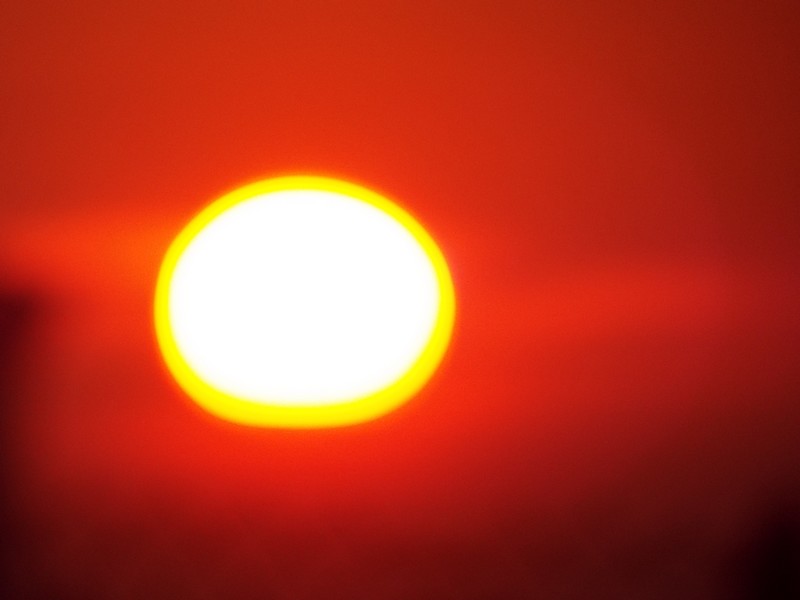 coucher de soleil ...
