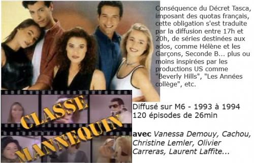 Nostalgiques ? série tv 90's Classe Mannequin