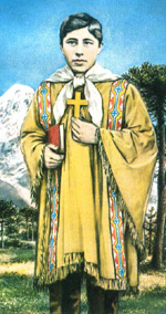 Bienheureux Zéphirin Namuncurá ou Ceferino, religieux salésien argentin († 1905)