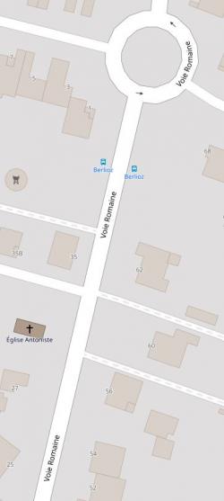 Buxerolles - Voie Romaine (openstreetmap.org)