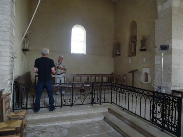 "Un jour, une église" nous a permis de visiter l'église de Vertault