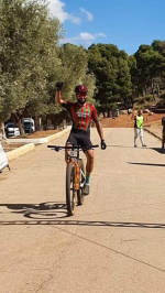 Mansouri Abderahmane MCA Champion d'Algérie du VTT à Tlemcen